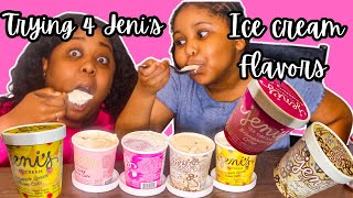 We Tried 4 of Jenis Ice Cream Flavors Taste Test [upl. by Evatsug]