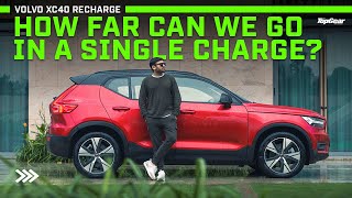 Volvo XC40 Recharge  How far we can go in a single charge  BBC TopGear India [upl. by Denzil]