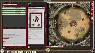 FG One Shot Game Prep Ubershrike Arena of Death Pt 3 DnD5e Rule Set FG v 459 [upl. by Acissev65]