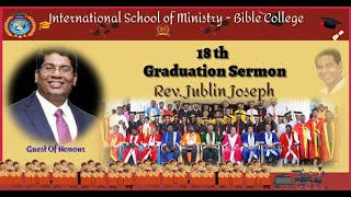 Rev Jublin Joseph Message Pr M Paulose  ISM  Bible College  RMM [upl. by Haelam]