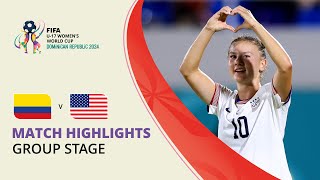 HIGHLIGHTS Colombia v USA  FIFA U17 Women’s World Cup 2024 [upl. by Arek462]