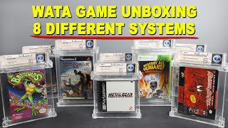 WATA Game Unboxing  Games for 8 Different Systems [upl. by Garwin]