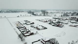 Ophovener Schneebilder aus der Luft  Januar 2019 4K [upl. by Lacy]