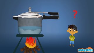 How does a Pressure Cooker Work  Science for Kids  Educational Videos by Mocomi Kids [upl. by Mcmullan]