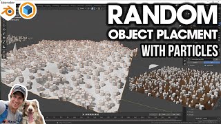 Randomly Placing Objects with PARTICLES in Blender [upl. by Sherye]