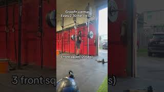 CrossFit workout warm up motivation crossfit workout squat pullups [upl. by Bronson616]