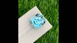 2140 Carats Swiss Blue Topaz Gemstone Loose Blue Topaz Cushion Shape [upl. by Bussy]