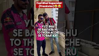 Pranking my friend with Yuzi Chahal Doppelganger and wouldnt like to miss his reaction 🤣🤣 llc [upl. by Radke]