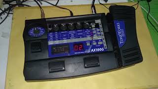 Korg Toneworks AX100G quick test [upl. by Duj844]