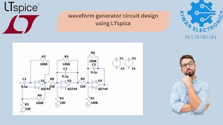 waveform generator circuit using op amp  Electronics projects  LTspice simulation [upl. by Otrebla]