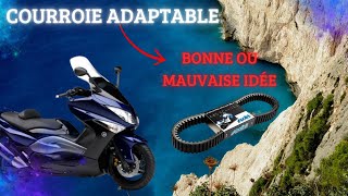 YAMAHA TMAX 500 COURROIE ADAPTABLE  🤔DÉMONTAGE TRANSMISSION SUITE A BRUIT IMPORTANT [upl. by Hughes]