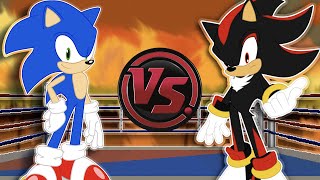 SONIC vs SHADOW FINAL ROUND Sonic the Hedgehog Music Video  CARTOON RAP ATTACK [upl. by Hogue]