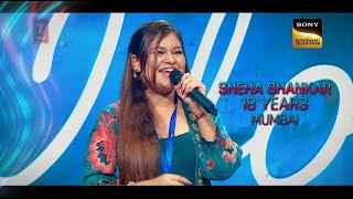 Indian Idol 15 Kya Sneha Shankar apni family ki musical legacy ko aage le kar jaa payengi [upl. by Eiramenna]