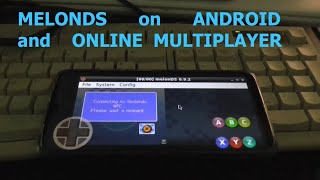 melonDS for Linux on Android Demonstration with Online Multiplayer MKDS [upl. by Matuag]