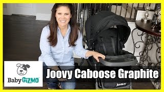 Joovy 2016 Caboose Graphite Sit n Stand Stroller Review by Baby Gizmo [upl. by Bortman215]