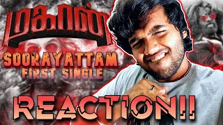 Soorayattam Song  Mahaan First Single  REACTION  Vikram  Dhruv Vikram  Santosh Narayanan [upl. by Karen]