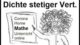 Berechnung der Verteilungsfunktion aus einer Dichtefunktion  Mathematik beim Mathe Schmid [upl. by Nortna305]