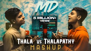 THALA Vs THALAPATHY Mashup 2K19  MD [upl. by Relyk]