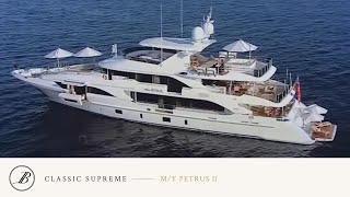 Benetti  Classic Supreme 132  BS001 MY Petrus II [upl. by Yodlem]