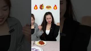 Eat or skip  Who will be lucky 💁🏻‍♀️4 mukbang funny eating shorts [upl. by Euf984]