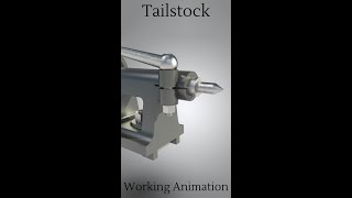 Making the tailstock assembly work in Solidworks Shorts [upl. by Boothe]