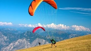 Lake Garda Italy Lago di Garda Monte Baldo Paragliding [upl. by Marita]