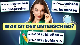 Diese Verben VERWECHSELN viele Deutschlerner I Deutsch lernen b2 [upl. by Adnohsek]