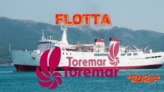 La flotta della Toremar 2024 [upl. by Eissirk]