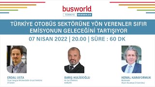 Busworld Turkey webinar  The future of zero emission buses and coaches in Turkey [upl. by Orutra]