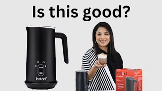 INSTANT POT ELECTRIC MILK FROTHER FULL REVIEW Is this the best milk frother to buy in 2023 [upl. by Annaul737]