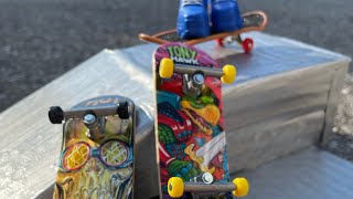 Cardboard fingerboard skatepark [upl. by Arriet]