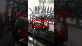 Glass bottles rinsing machine [upl. by Kushner416]