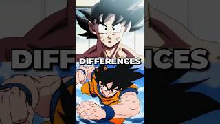 Differences between Anime amp Movie Goku [upl. by Nana]