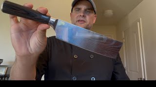 MDHAND 7quot Nakiri Knife Review [upl. by Nyleahcim528]