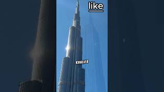 Tallest Buildings in The World 😱 facts informationshorts trending burjkhalifa [upl. by Ronel]