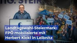 Kickl quotPatriotische Wende steht bevorquot [upl. by Neelrihs]