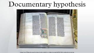 Documentary hypothesis [upl. by Hulda367]