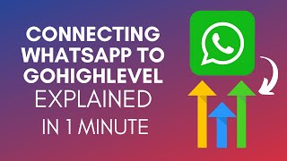 How To Connect WhatsApp To GoHighLevel 2025 [upl. by Jacobine]