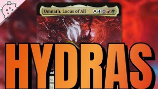 Omnath Hydras  11 Counters  Omnath Locus of All  EDH  Commander  Magic the Gathering [upl. by Cirdec]