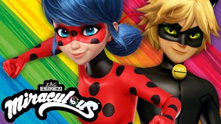 1 STUNDE MIRACULOUS  😍 LADYBUG Y CAT NOIR 🐞  Kompilation Staffel 4 [upl. by Nomzzaj]