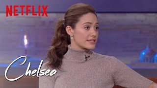 Emmy Rossum’s Response to Twitter Hate  Chelsea  Netflix [upl. by Jain445]