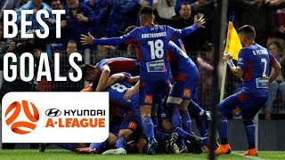 BEST ALeague Goals 201718 Season  Riley Mcgree Mierzejewski Berisha and more [upl. by Blaise]