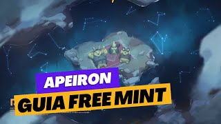 Apeiron Guia Free Mint  Play to Earn Planetas y Battle Pass  NFT Play to Earn [upl. by Verene89]