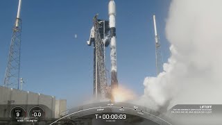 Liftoff SpaceX launches 24 Starlink satellites from Florida nails landing [upl. by Derr]