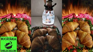 CROISSANTE NUTELLA IN ATMOSFERA DE CRACIUN 🎄 [upl. by Senecal]