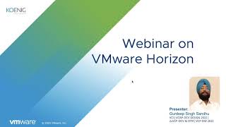 Learn VMware Horizon 8 online  Koenig Solutions [upl. by Hendrick372]