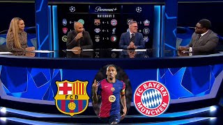 Barcelona vs Bayern Munich 41 Raphinha Hattrick⚽⚽⚽ Thierry Henry And Jamie Carragher Reaction [upl. by Acirre163]