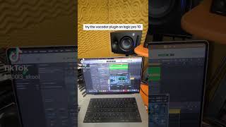 try the vocoder plugin on logic pro 10 [upl. by Suhsoj]