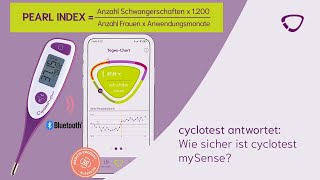 Wie sicher ist das BluetoothBasalthermometer cyclotest mySense [upl. by Eillor347]