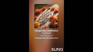 Hangul Day CelebrationA song about Hangeul Day written and composed by AI2 [upl. by Oruhtra]